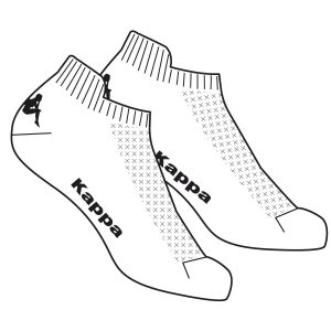 Ponožky KAPPA CHOPHIE 1PACK 001